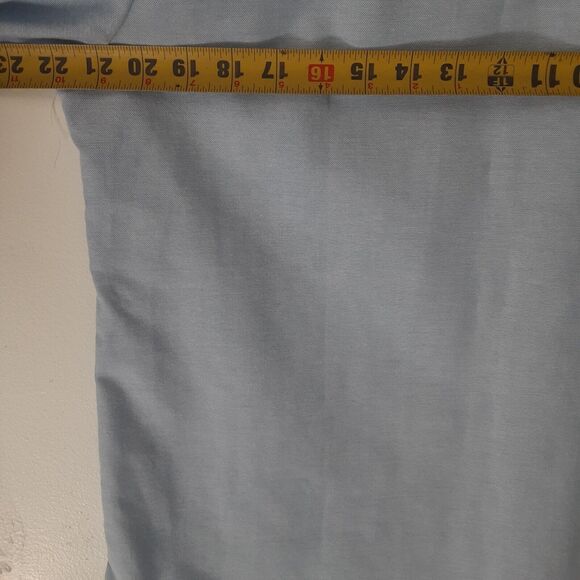 Vtg Roper Mens 18 Pearl Snap Blue Long Sleeve Shirt Made USA Western Cowboy - Picture 8 of 9